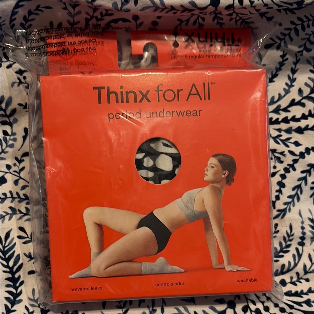 Thinx Black and White Leak-Proof Intimates